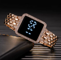 Luxury Rhinestone Digital Watch